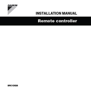 BRC1D528 - EU Remocon Sky air - VRV_4PW23716-1_Installation manuals_English download